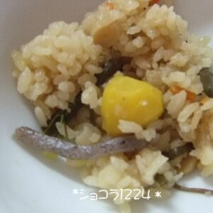 山菜の炊き込みご飯